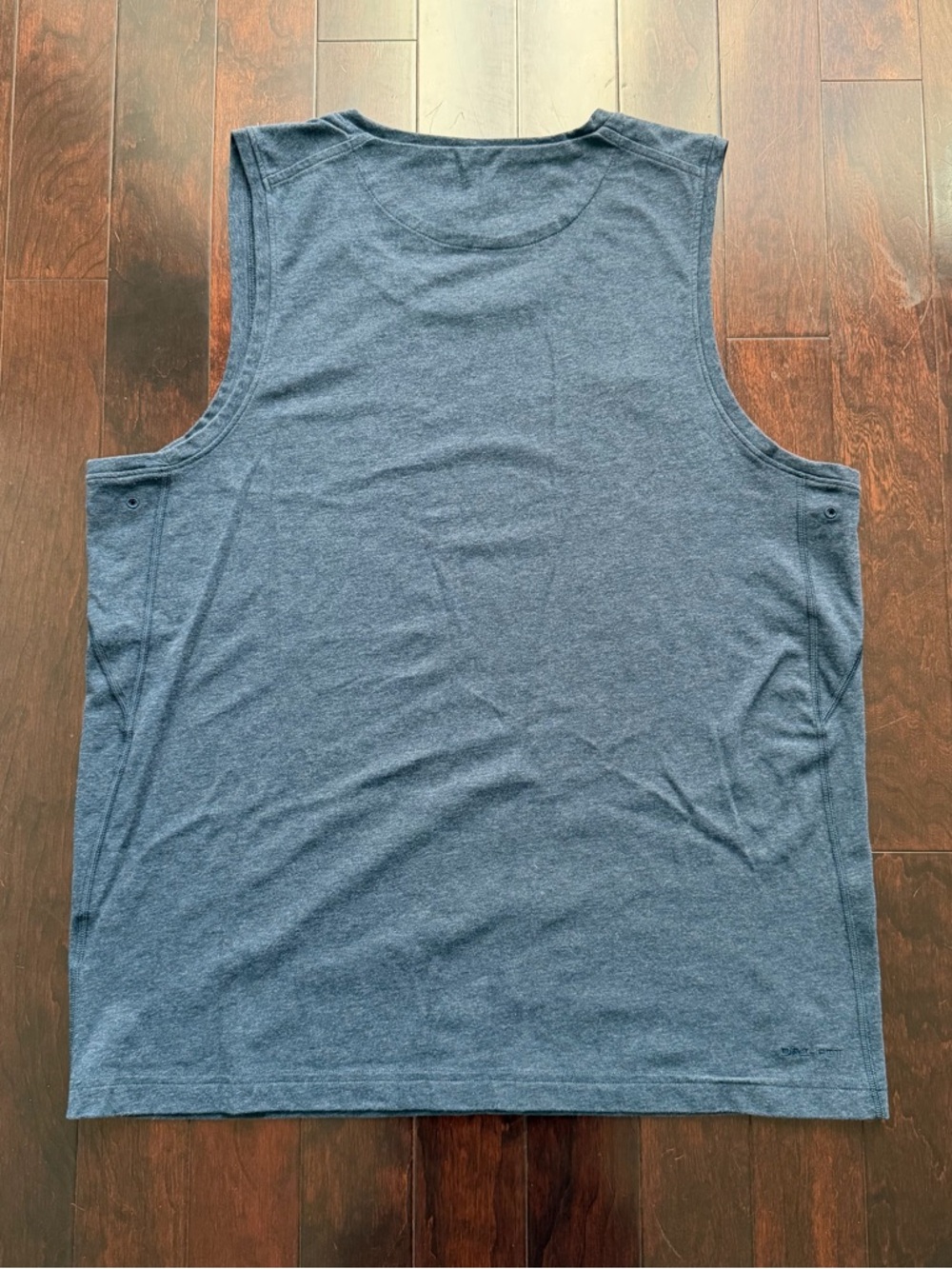 Nike Men’s Training Dri-fit Tank Top Size L Embroidered Blue Workouts Gym - Picture 3 of 6